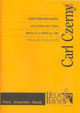 Carl Czerny Notenblätter Variations brillantes op.297