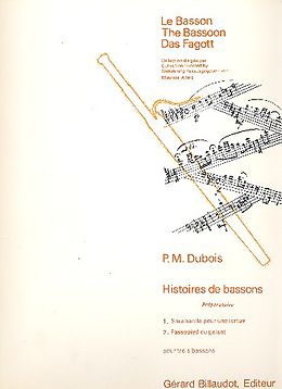 Pierre Max Dubois Notenblätter Histoire de bassons pour 3 bassons