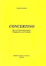 Herbert Gadsch Notenblätter Concertino für 2 Tasteninstrumente