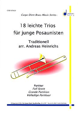  Notenblätter 18 leichte Trios für junge Posaunisten
