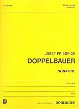 Josef Friedrich Doppelbauer Notenblätter Sonatine