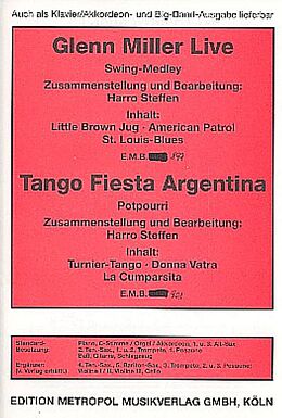 Glenn Miller Notenblätter Glenn Miller live und Tango fiesta Argentina