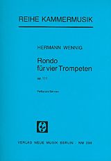 Hermann Wennig Notenblätter Rondo op.111 für 4 Trompeten