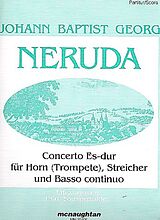 Johann Baptist Georg Neruda Notenblätter Concerto Es-Dur