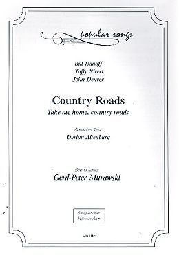  Notenblätter Country Roads für Männerchor
