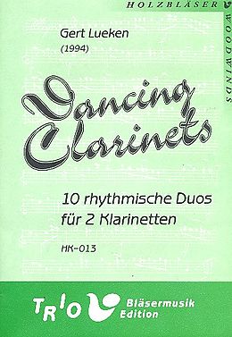 Gert Lüken Notenblätter Dancing Clarinets 10 rhythmische