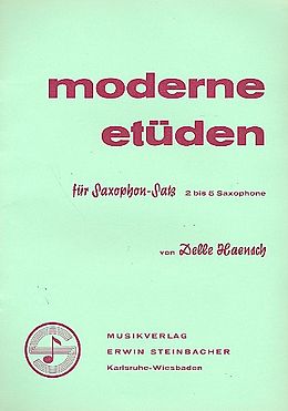 Delle Hänsch Notenblätter Moderne Etüden für Saxophone