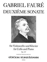 Gabriel Urbain Fauré Notenblätter Sonate g-Moll Nr.2 op.117