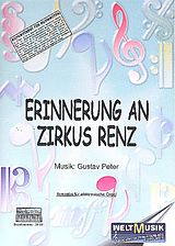 Gustav Peter Notenblätter Erinnerung an Zirkus Renz