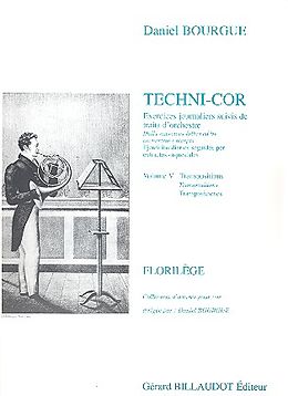 Daniel Bourgue Notenblätter Techni-cor vol.5 Transpositions exercices journaliers