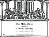 Paul Müller-Zürich Notenblätter Christ ist erstanden Choralfantasie