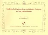  Notenblätter Süddeutsche Orgelmusik zu