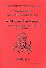Johann Christian Bach Notenblätter Quintett B-Dur