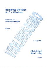  Notenblätter Violinissimo Berühmte Melodien Band 1