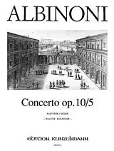 Tomaso Albinoni Notenblätter Concerto A-Dur op.10,5