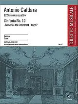 Antonio Caldara Notenblätter Sinfonia E-Moll Nr.10 Gioseffo, che Interpreta i sogni