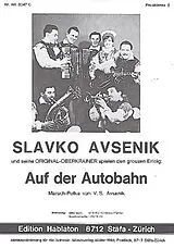 Slavko Avsenik Notenblätter Auf der Autobahn