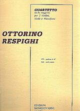 Ottorino Respighi Notenblätter Quartetto re maggiore