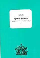 Erik Satie Notenblätter 4 Satieren