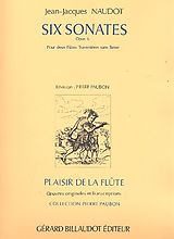 Jacques Christophe Naudot Notenblätter 6 sonates op.6 pour 2 flutes