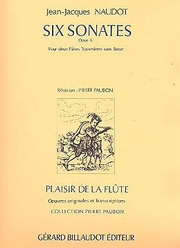 Jacques Christophe Naudot Notenblätter 6 sonates op.6 pour 2 flutes