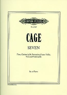 John Cage Notenblätter Seven