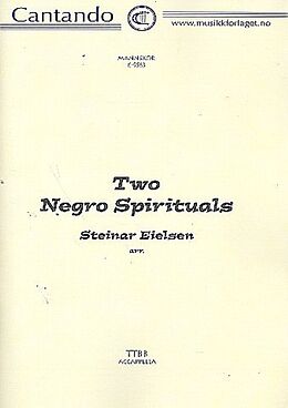  Notenblätter 2 NEGRO SPIRITUALS FOR 4-PART