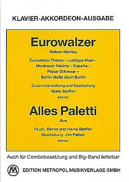  Notenblätter Eurowalzer (Medley) und Alles paletti (Jive)