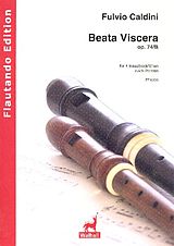 Fulvio Caldini Notenblätter Beata viscera op.74b