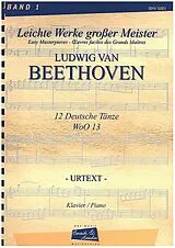 Ludwig van Beethoven Notenblätter 12 deutsche Tänze Woo13