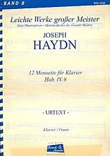 Franz Joseph Haydn Notenblätter 12 Menuette Hob.IX-8
