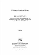 Wolfgang Amadeus Mozart Notenblätter Die Zauberflöte - Ergänzung und Überarbeitung zur Harmoniemusik von Joseph Heide