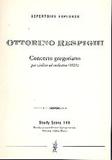 Ottorino Respighi Notenblätter Concerto gregoriano
