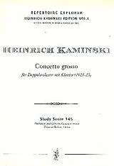 Heinrich Kaminski Notenblätter Concerto grosso für
