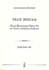 Max Reger Notenblätter 2 Romanzen op.50 für