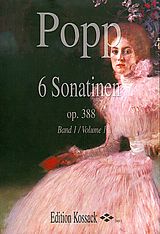 Wilhelm Popp Notenblätter 6 Sonatinen op.388 Band 1 (Nr.1-3)