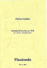 Fulvio Caldini Notenblätter Sonatina dinverno op.92b