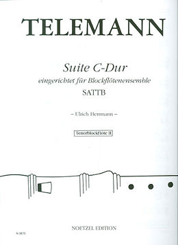 Georg Philipp Telemann Notenblätter Suite C-Dur für