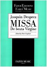 Josquin Des Prez Notenblätter Missa de beata Virgine