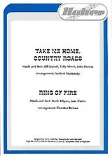  Notenblätter Take me home, Country Roads und Ring of Fire