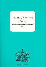 Jules Mouquet Notenblätter Suite for flute, oboe, 2 clarinets