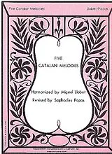 Miguel Llobet Notenblätter 5 Catalan Melodies for