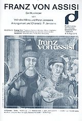 Peter Janssens Notenblätter Franz von Assissi -Ein Musikspiel