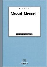 Wolfgang Amadeus Mozart Notenblätter Mozart-Menuett