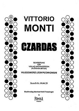 Vittorio Monti Notenblätter Czardas