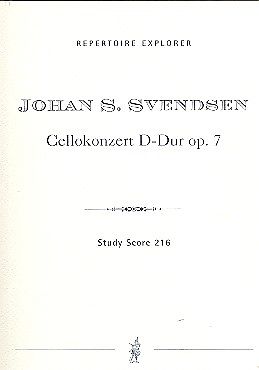 Johan Severin Svendsen Notenblätter Konzert D-Dur op.7 für
