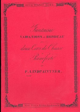 Peter Joseph Lindpaintner Notenblätter Fantaisie, Variations et Rondeau