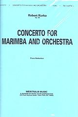 Robert Kurka Notenblätter Concerto for marimba and