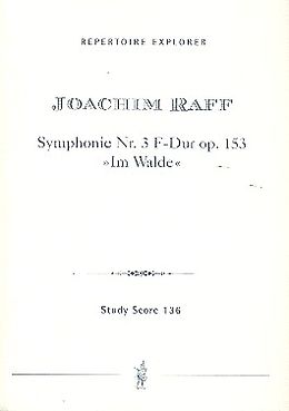 Joseph Joachim Raff Notenblätter Sinfonie F-Dur Nr.3 op.153