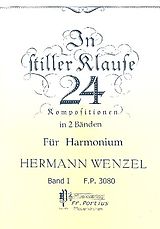 Hermann Wenzel Notenblätter In stiller Klause Band 1